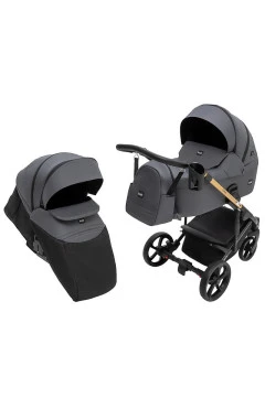 Коляска 2 в 1 Bair Onyx Soft OS-219 графит