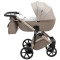 Коляска 2 в 1 Adamex Nola Natura 4 cappuccino, арт. 681681