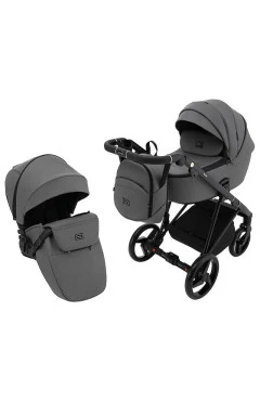 Коляска 2 в 1 Adamex Blanc Eco SA-4 темно-серый