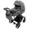 Коляска 2 в 1 Adamex Zico Eco Sa-4 тёмно-серый, арт. 680850