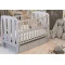 Кровать Babyroom Шарик SH-03 маятник, ящик, откидной бок  бук серый,  код товара: 625945