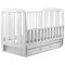 Кровать Babyroom Шарик SH-03 маятник, ящик, откидной бок  бук серый,  код товара: 625945