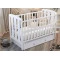 Кровать Babyroom Шарик SH-03 маятник, ящик, откидной бок  бук белый,  код товара: 625946