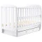 Кровать Babyroom Шарик SH-03 маятник, ящик, откидной бок  бук белый,  код товара: 625946