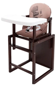 Стульчик-трансформер Babyroom Винни-220 капучино-шоколад пластиковая столешница, арт. 626034