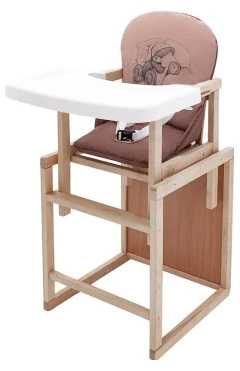 Стульчик-трансформер Babyroom Винни-230 eko капучино-шоколад пластиковая столешница, арт. 626043