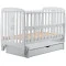 Кровать Babyroom друзья, маятник, ящик, откидной бок DDMYO-3 бук серый, арт. 626140