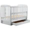 Кровать Babyroom друзья, маятник, ящик, откидной бок DDMYO-3 бук серый, арт. 626140