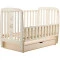 Кровать Babyroom Друзья, маятник, ящик, откидной бок DDMYO-3  бук слоновая кость, 626197