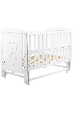 Ліжко Babyroom Умка маятник, відкидний бік DUMO-02 бук білий
