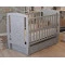 Кровать Babyroom Умка, маятник, ящик, откидной бок DUMYO-3  бук серый, 626202
