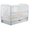 Кровать Babyroom Умка, маятник, ящик, откидной бок DUMYO-3  бук серый, 626202