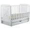 Кровать Babyroom Умка, маятник, ящик, откидной бок DUMYO-3  бук серый, 626202