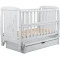 Кровать Babyroom Умка, маятник, ящик, откидной бок DUMYO-3  бук серый, 626202