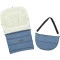 Зимовий конверт Babyroom Wool №20 з подовженням jeans blue (синій), арт. 680585