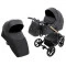 Коляска 2 в 1 Bair Onyx ECO OE-01 черный, арт. 680789