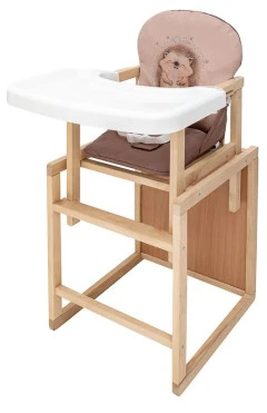 Стільчик-трансформер Babyroom Пеппі-230 eko капучино / шоколад (їжак, серця), арт. 680993