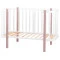 Кровать Babyroom Луна 120x60 набор 80x60 белый / капучино, 680870