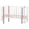 Кровать Babyroom Луна 120x60 набор 80x60 белый / капучино, 680870