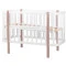 Кровать Babyroom Луна 120x60 набор 80x60 белый / капучино, 680870
