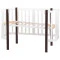 Кровать Babyroom Луна 120x60 набор 80x60 белый / венге, 680872