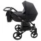 Коляска 2 в 1 Bair City Soft 452 черный - черная кожа, арт. 680691