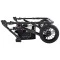 Коляска 2 в 1 для двойни Bair Sorento DUO BS-02 серый / графит, арт. 680814