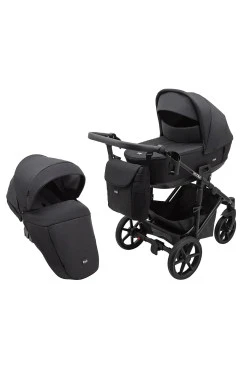 Коляска 2 в 1 Bair Ultra Soft U-452 чорний