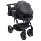 Коляска 2 в 1 Bair Vega ECO VE-12 черный, арт. 681068