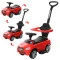 Машинка-каталка с толкателем Bambi M 3503C-3,красный,  код товара: M 3503C-3
