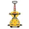 Машинка-каталка с толкателем Bambi M 4205-6,желтый,  код товара: M 4205-6