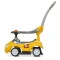 Машинка-каталка с толкателем Bambi M 4205-6,желтый,  код товара: M 4205-6