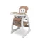 Стульчик трансформер для кормления Caretero Homee Brown,  код товара: TERO-7574