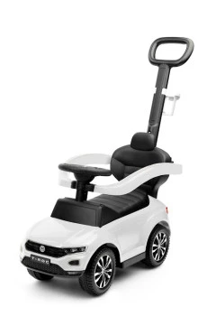 Машинка для катання Caretero (Toyz) VW T-Roc white з батьківською ручкою, арт. TOYZ-2561