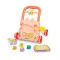 Ходунки-каталка Caretero ZOO pink, арт. TOYZ-9019