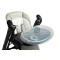 Стульчик для кормления качеля 2 в 1 Caretero indigo black grey, арт. TERO-7650