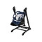 Стільчик для годування гойдалка 2 в 1 Caretero indigo black navy, арт. TERO-7652