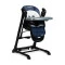 Стільчик для годування гойдалка 2 в 1 Caretero indigo black navy, арт. TERO-7652
