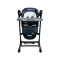 Стільчик для годування гойдалка 2 в 1 Caretero indigo black navy, арт. TERO-7652