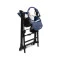 Стільчик для годування гойдалка 2 в 1 Caretero indigo black navy, арт. TERO-7652