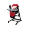 Стул для кормления + качеля 2 в 1 Caretero Indigo black wine, арт. TERO-7653