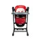 Стул для кормления + качеля 2 в 1 Caretero Indigo black wine, арт. TERO-7653