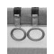 Манеж Caretero Quadra grey, серый, арт. TERO-3994