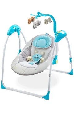 Кресло качели Caretero Loop Blue,голубой