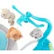 Кресло качели Caretero Loop Blue,голубой,  код товара: TERO-8086