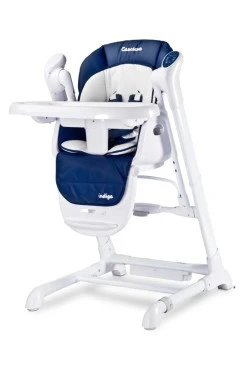 Стульчик для кормления + качели 2 в 1 Caretero Indigo Navy,синий