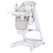 Стульчик для кормления + качели 2 в 1 Caretero Indigo Light Grey,серый,  код товара: TERO-764