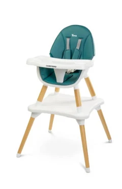 Стільчик для годування 2 в 1 Caretero Tuva dark green, зелений, арт. TERO-7705