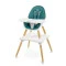 Стульчик для кормления 2 в 1 Caretero Tuva dark green, зеленый, арт. TERO-7705