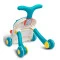 Ходунки-каталка игровой развивающий столик 2 в 1 Caretero Spark turquoise, арт. TOYZ-2095
